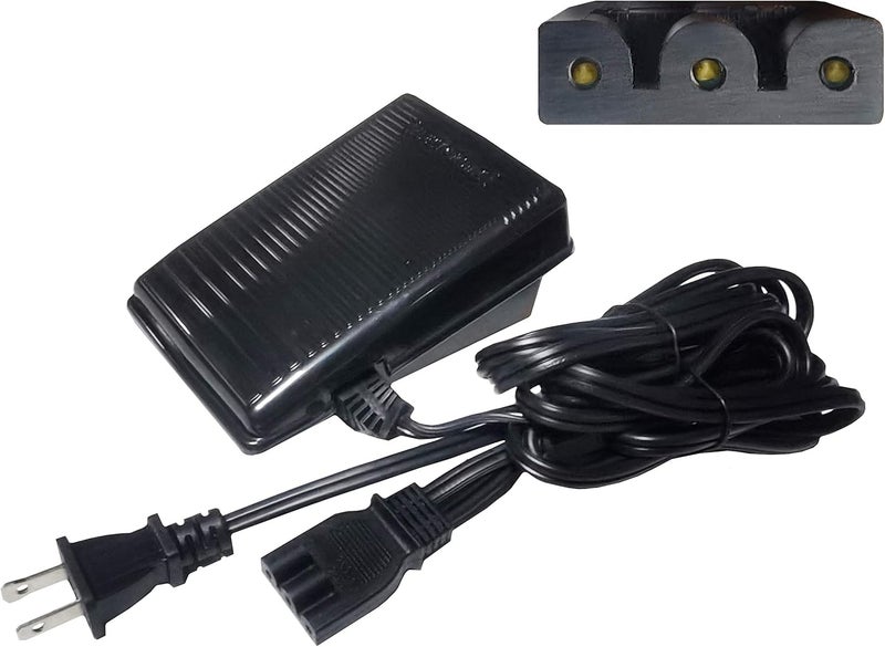 HimaPro Sewing Machine Foot Pedal with Power Cord, Variable Speed Control, Compatible with Singer Heavy Duty Models 44S, 4411, 4423, 4443, 4452, 5511, 5523, 5532, 5554, 130S–160S (Model# 359102-001) - Image 1